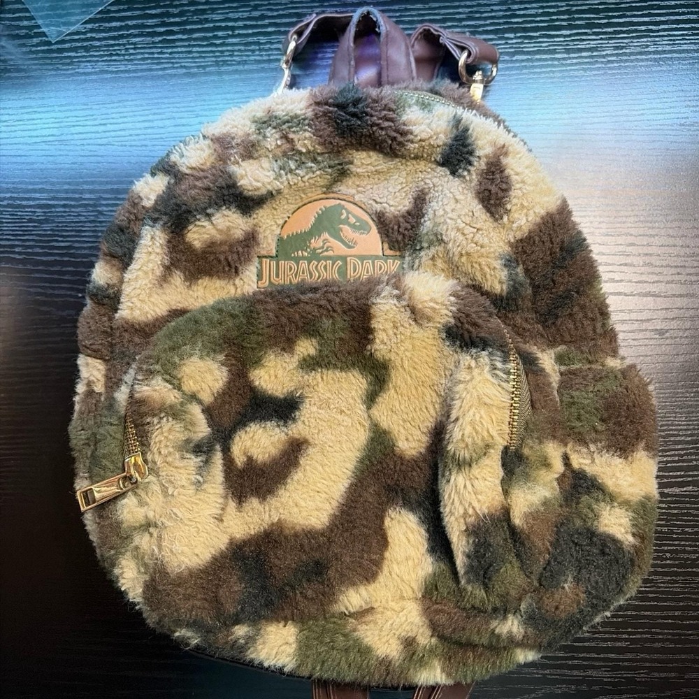 Jurassic Park Fuzzy Mini Backpack